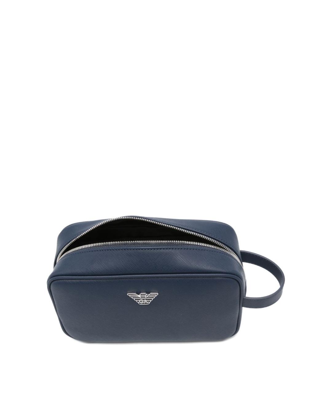 EMPORIO ARMANI Синяя косметичка, фото 3