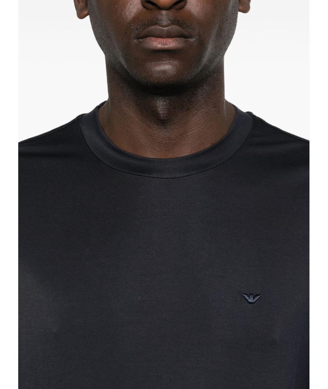 EMPORIO ARMANI Синяя футболка, фото 5