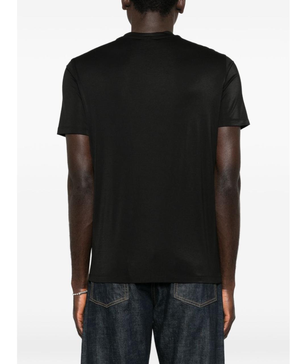 EMPORIO ARMANI Черная футболка, фото 4