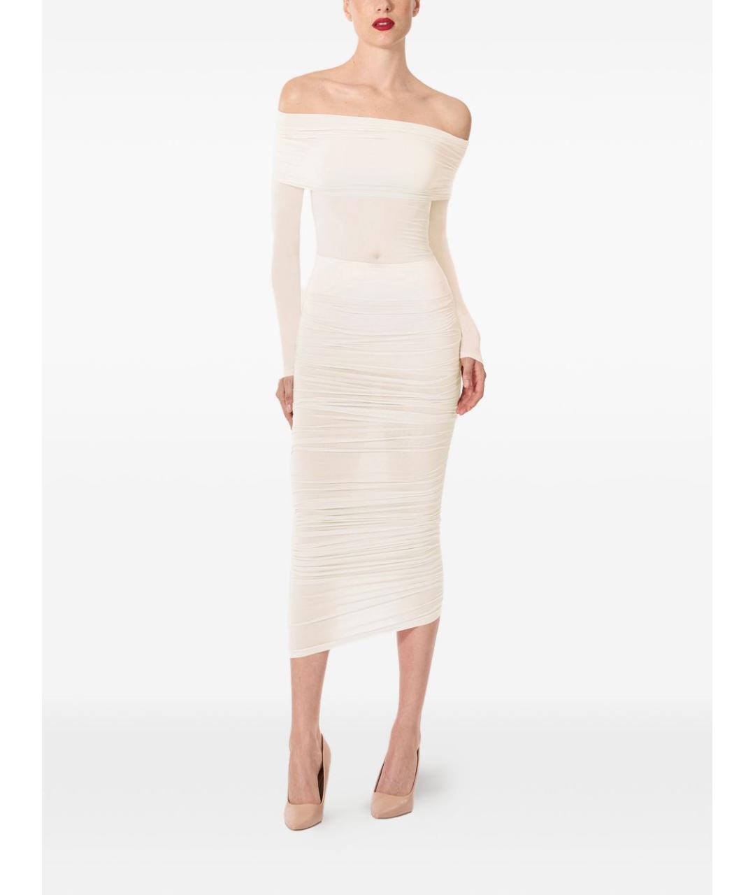 WOLFORD Белая полиамидовая водолазка, фото 5