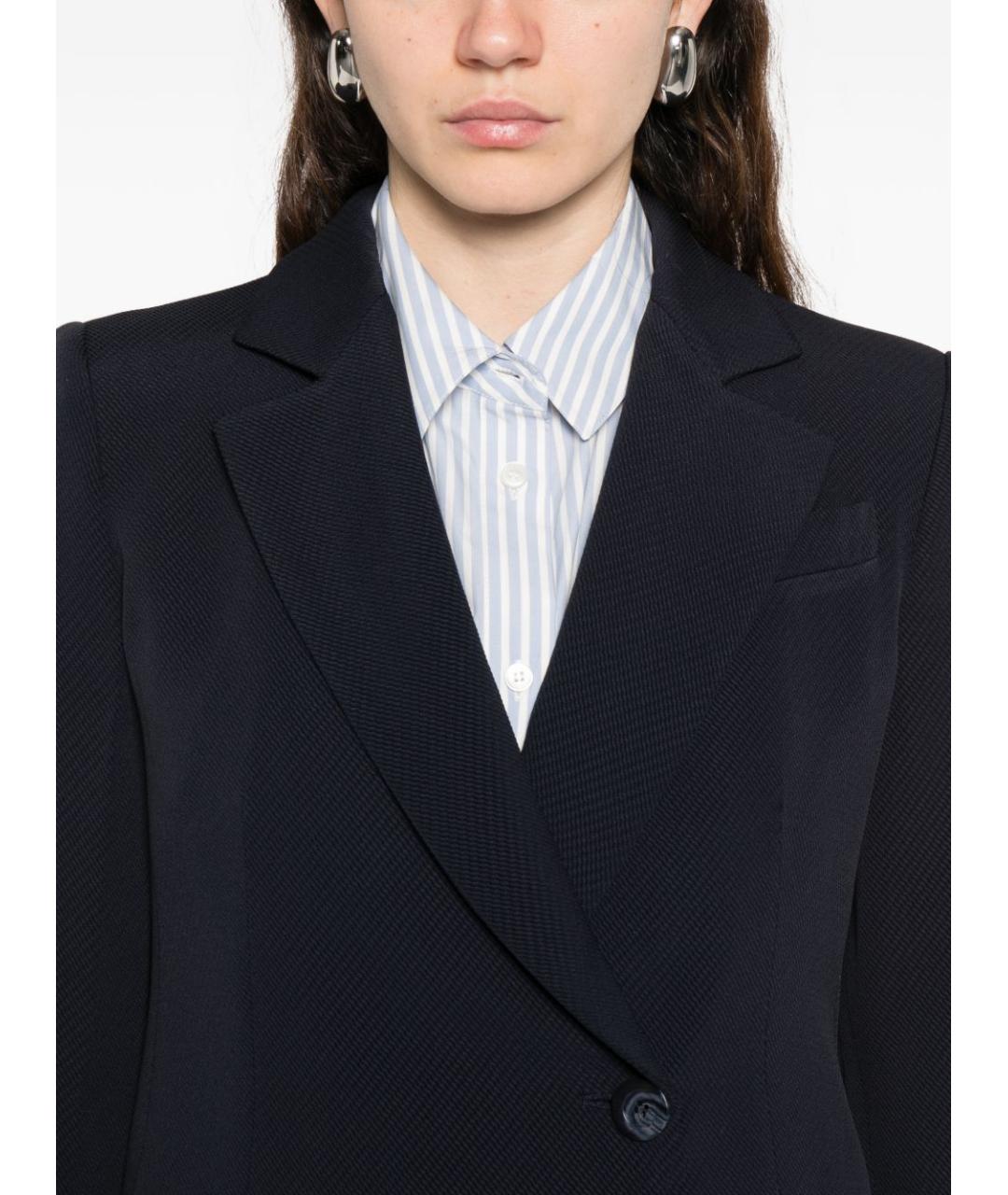 EMPORIO ARMANI Синий ацетатный жакет/пиджак, фото 4