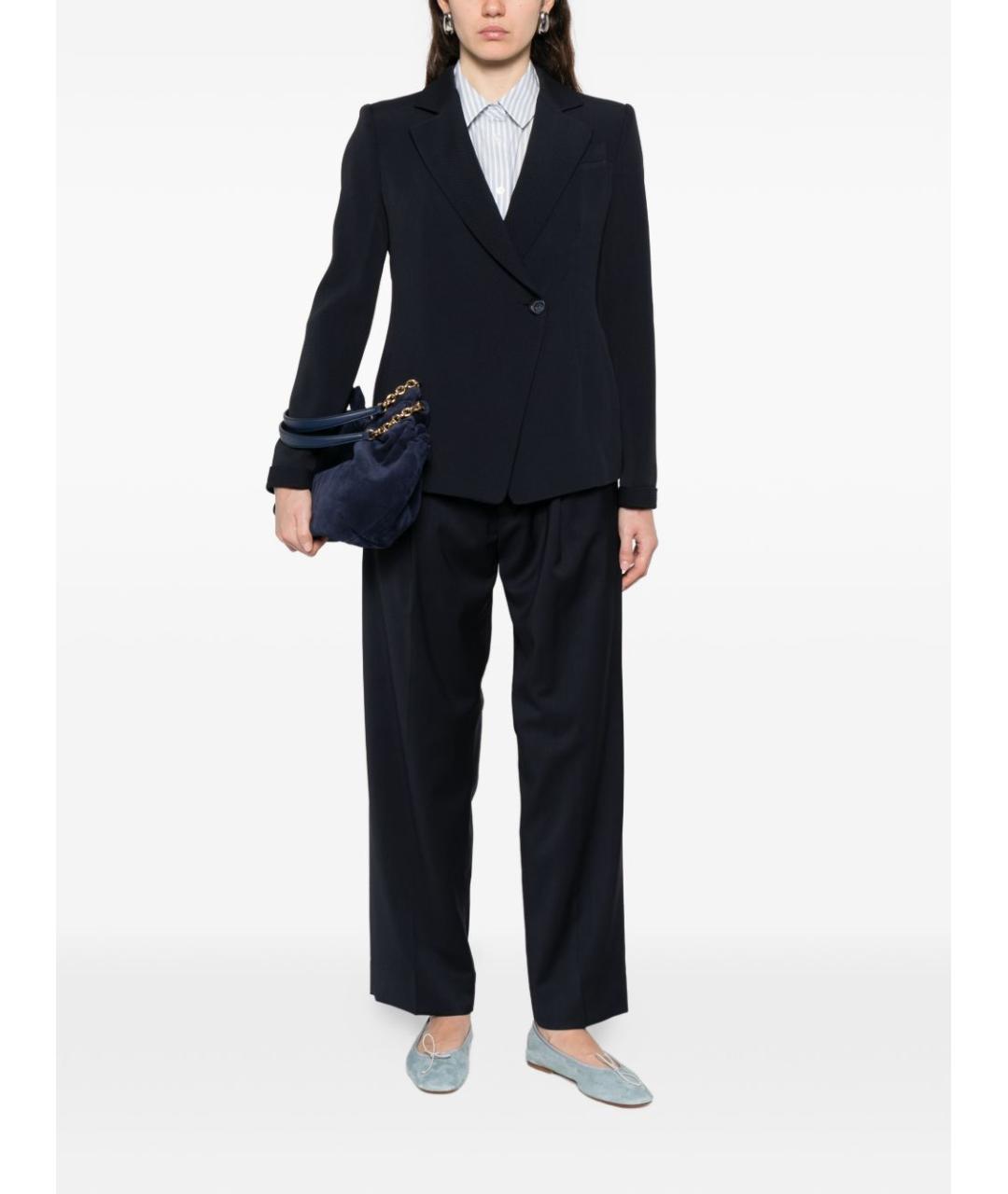 EMPORIO ARMANI Синий ацетатный жакет/пиджак, фото 2