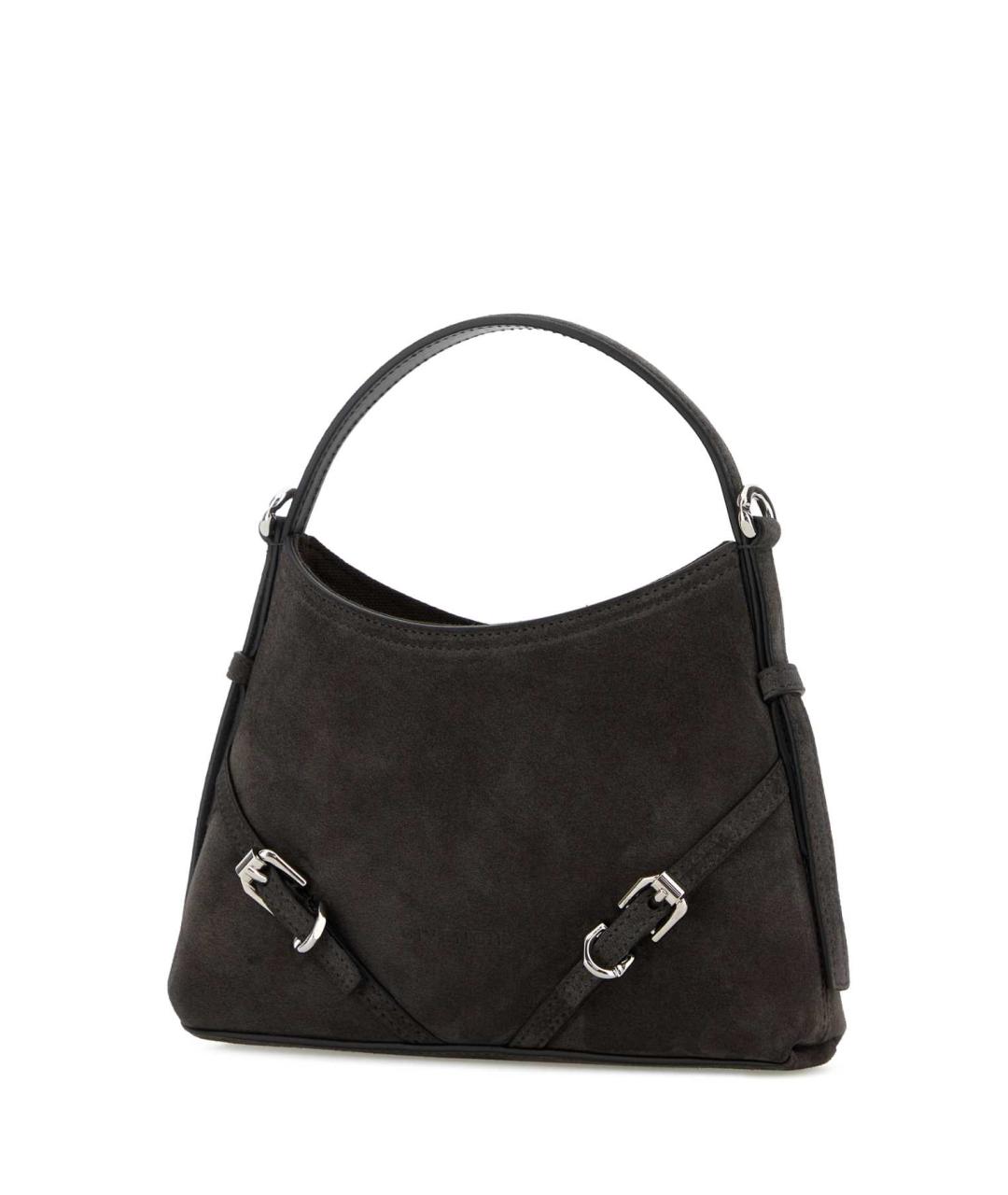 GIVENCHY Серая кожаная сумка через плечо, фото 2