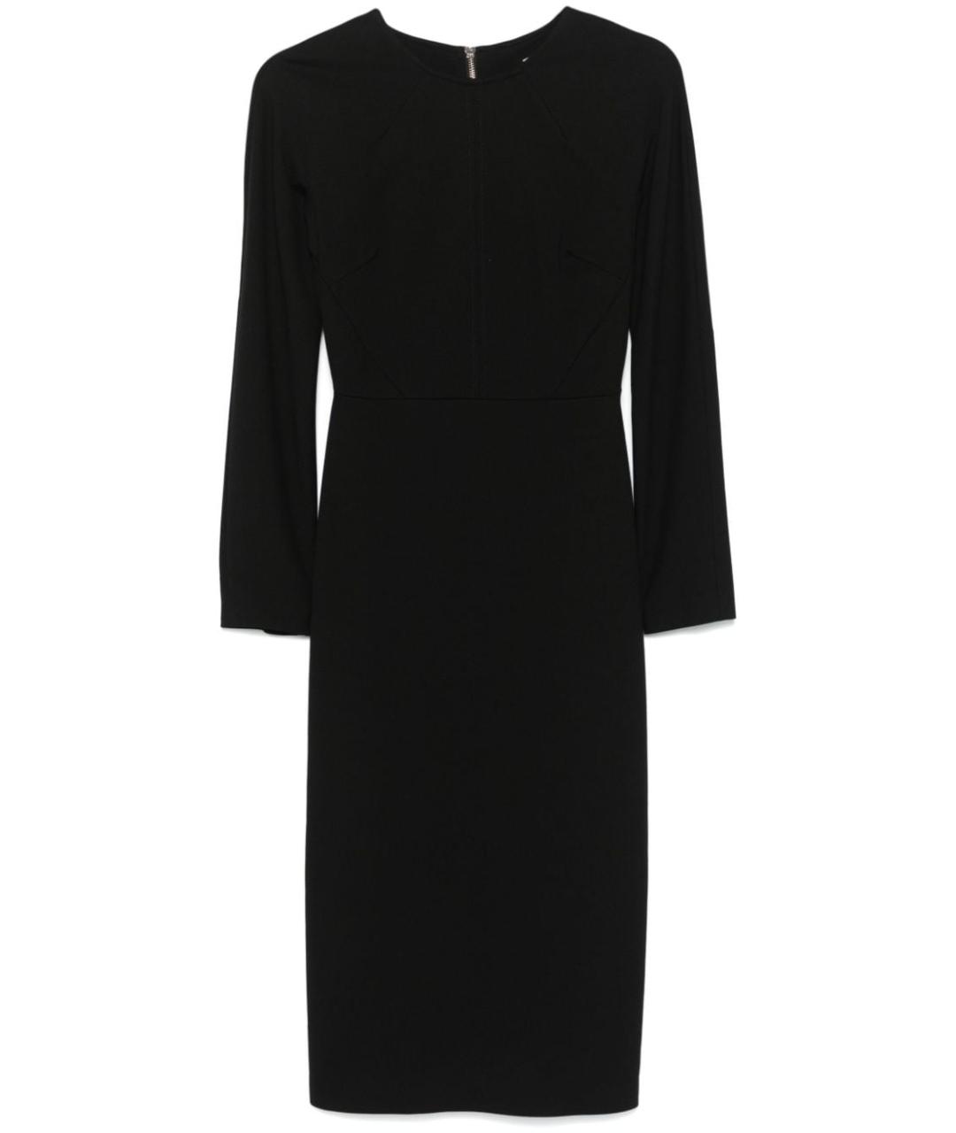 SEMICOUTURE Черное полиамидовое платье, фото 1