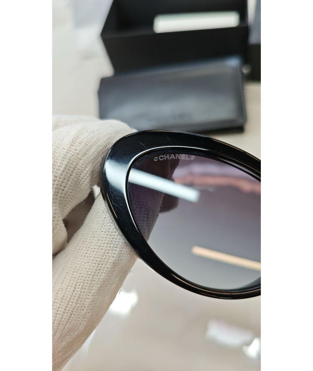 CHANEL Черные солнцезащитные очки, фото 6