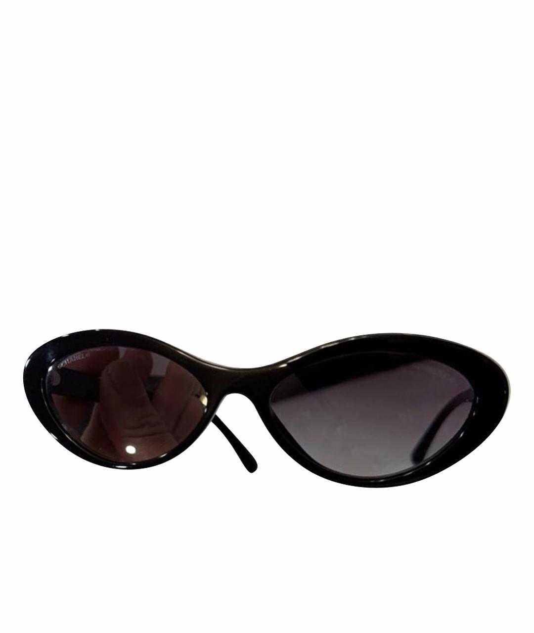 CHANEL Черные солнцезащитные очки, фото 1