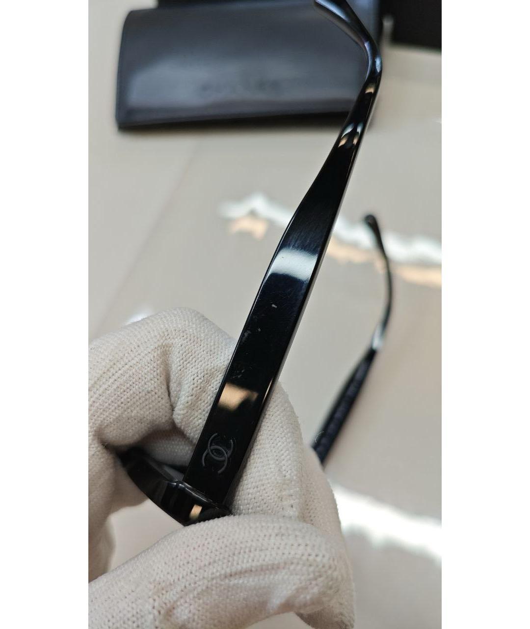 CHANEL Черные солнцезащитные очки, фото 2