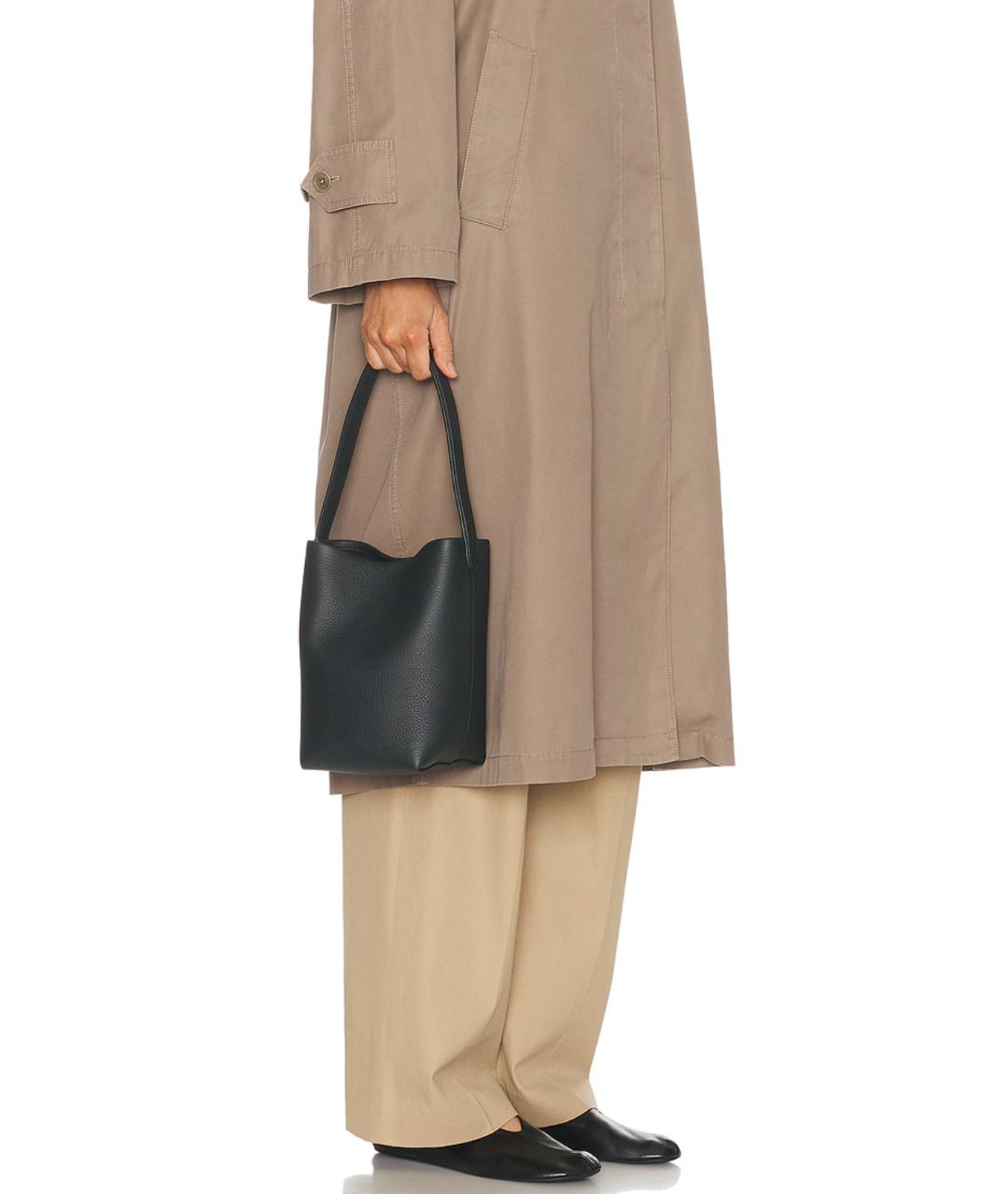 THE ROW Зеленая кожаная сумка тоут, фото 3