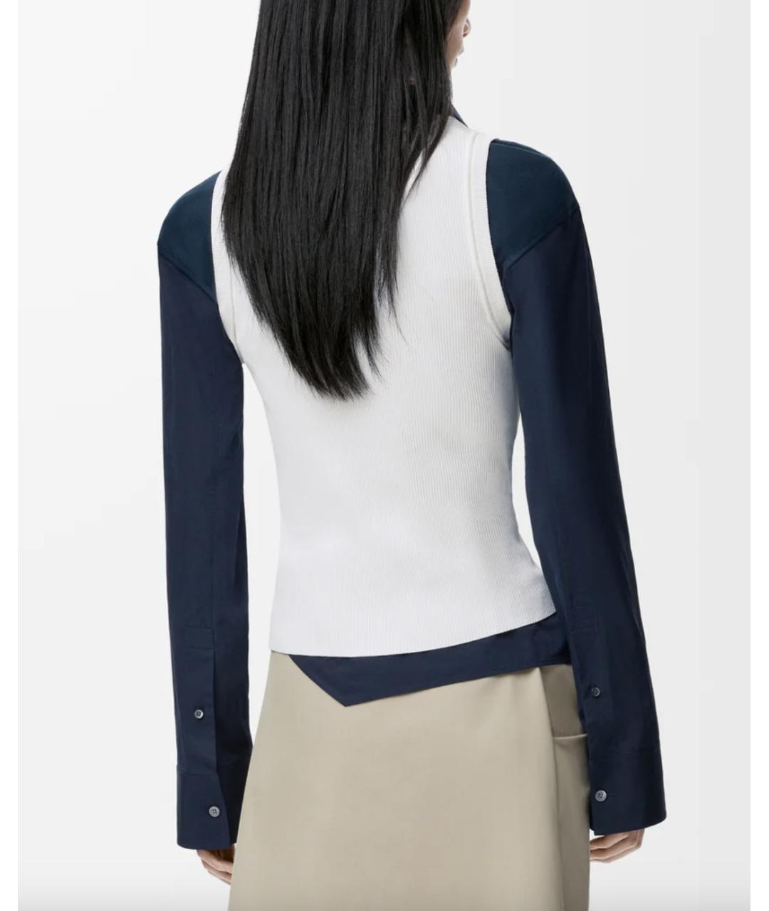 LOEWE Белая вискозная майка, фото 3