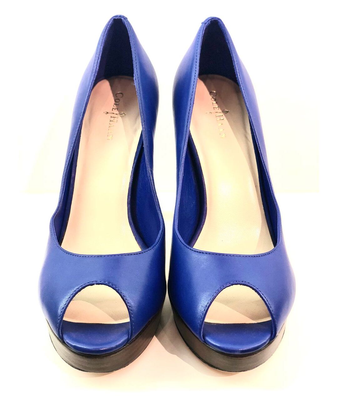 COLE HAAN Синие кожаные туфли, фото 2