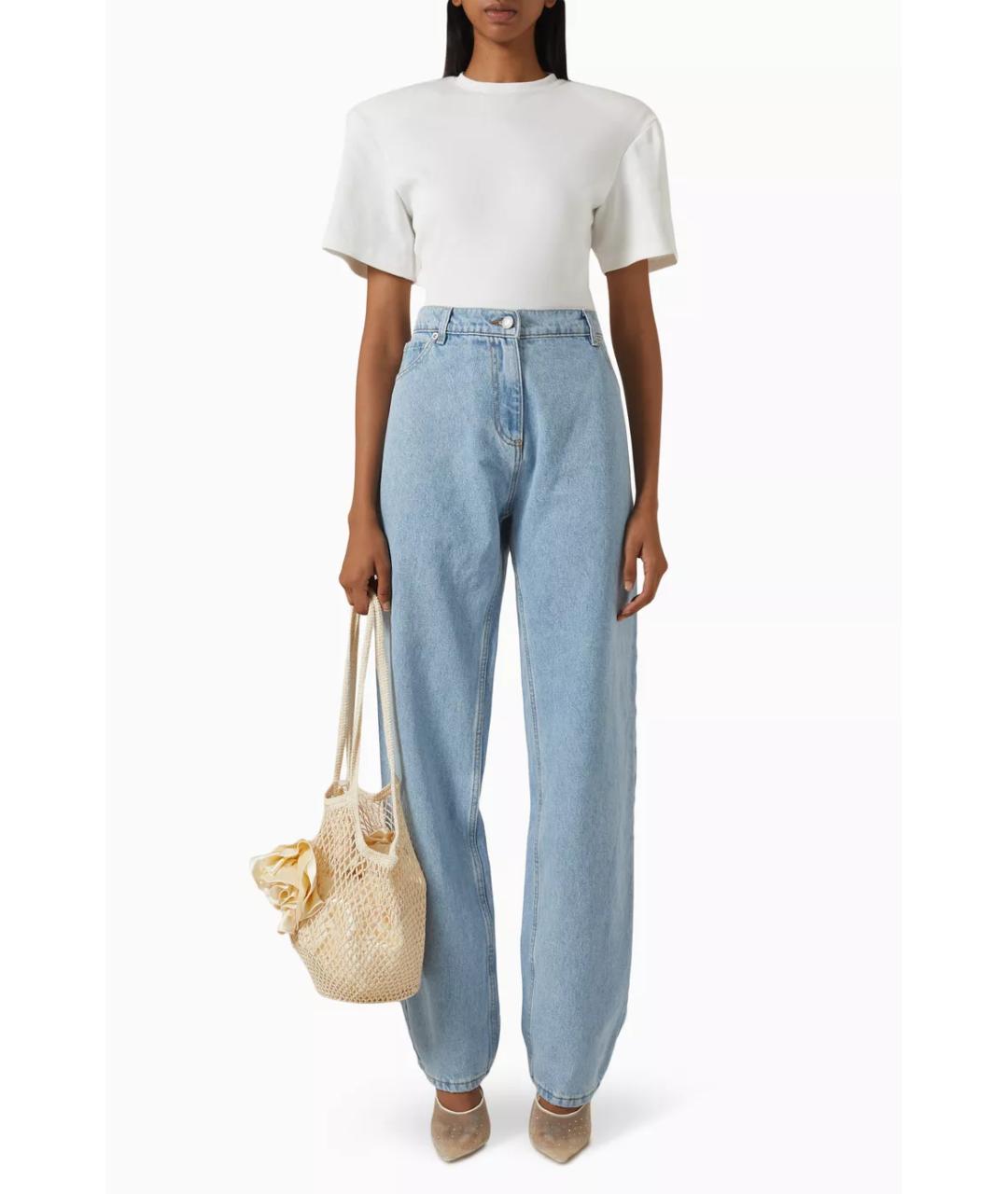 MAGDA BUTRYM Белое хлопко-эластановое боди, фото 6