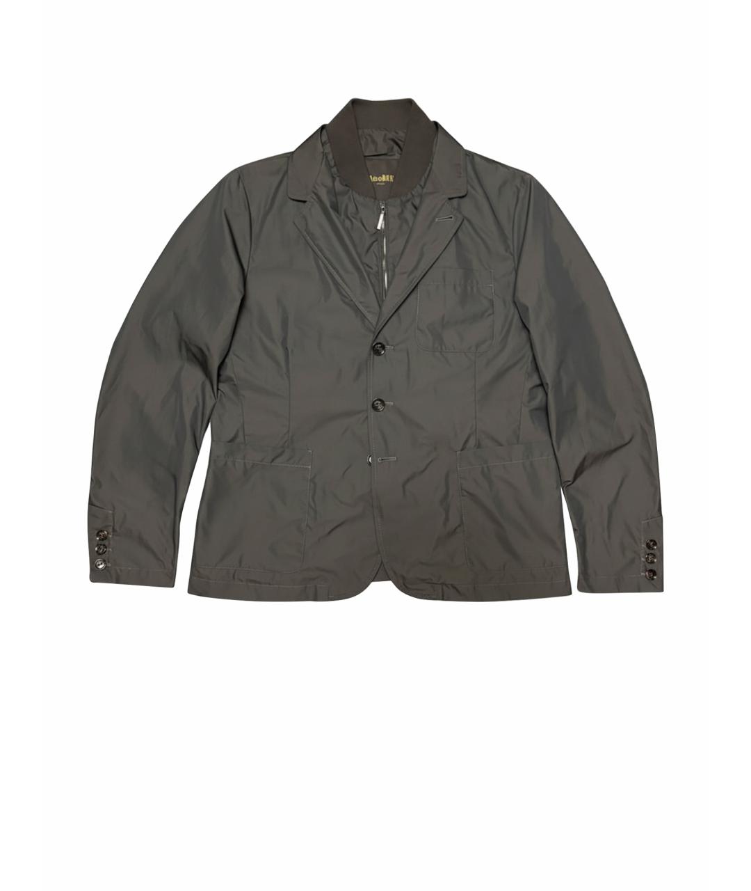 MOORER Зеленая полиамидовая куртка, фото 1