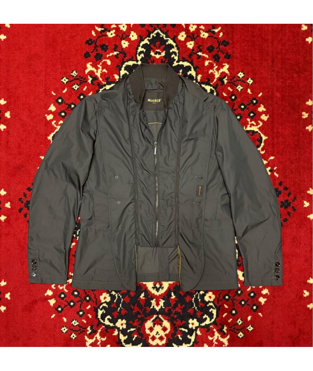MOORER Зеленая полиамидовая куртка, фото 2
