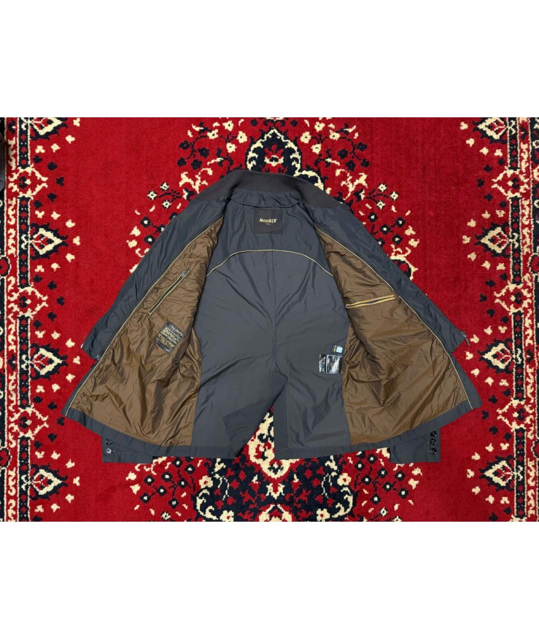 MOORER Зеленая полиамидовая куртка, фото 6