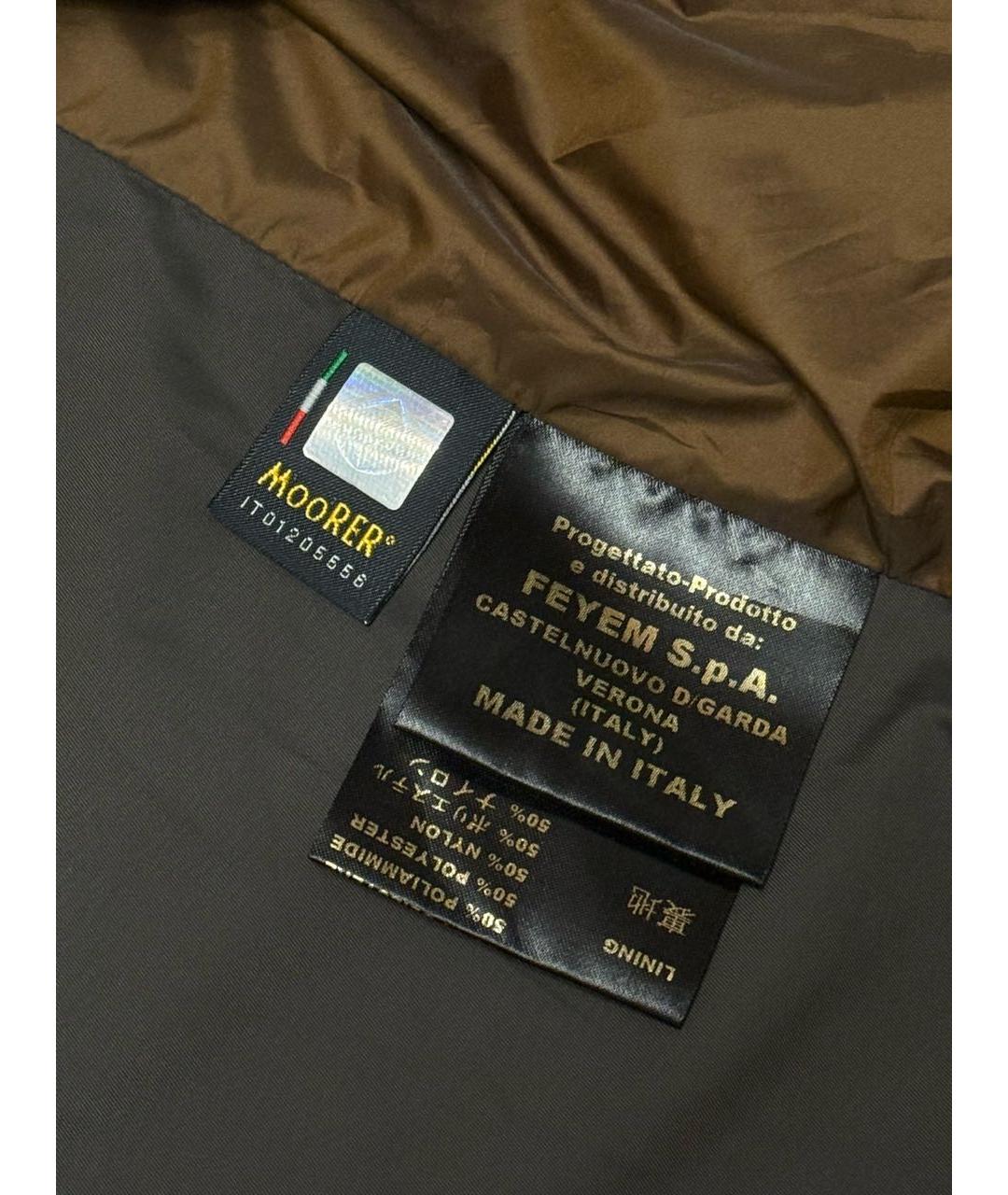 MOORER Зеленая полиамидовая куртка, фото 7