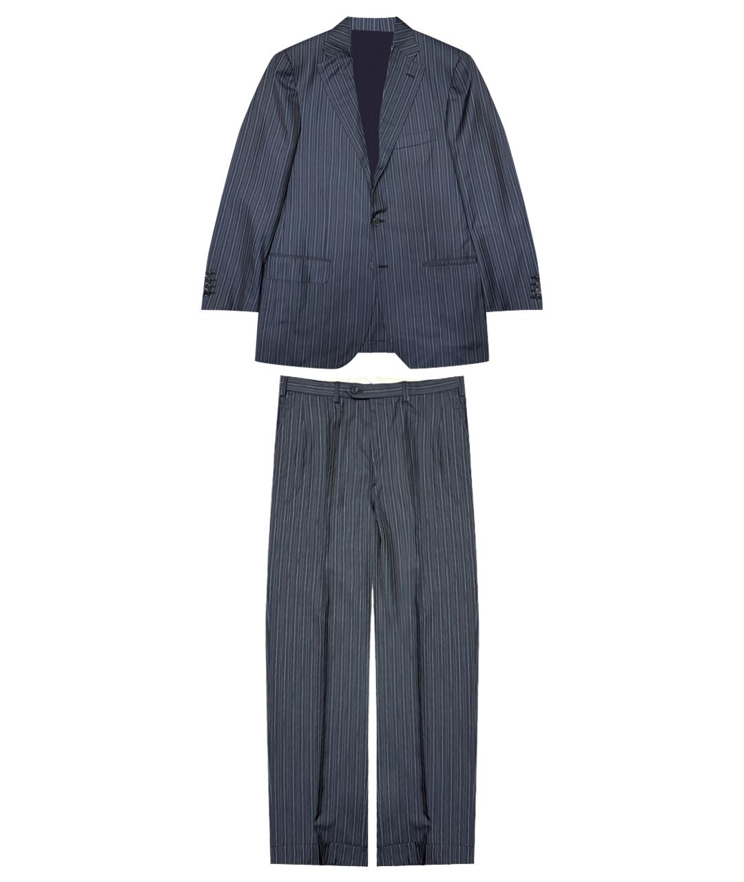 BRIONI Темно-синий классический костюм, фото 1