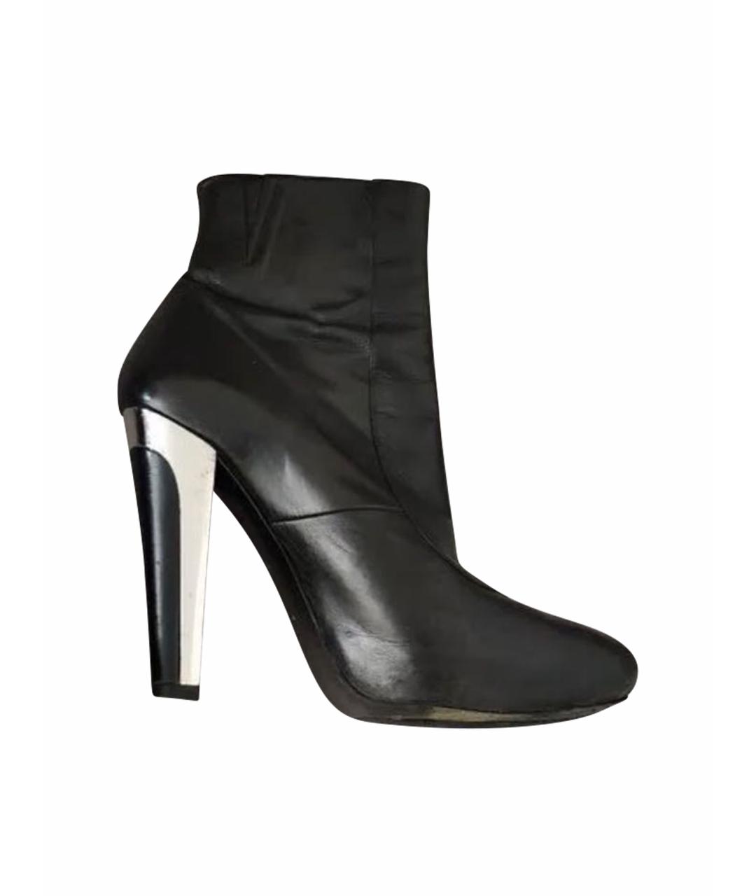 BARBARA BUI Черные ботильоны из лакированной кожи, фото 1