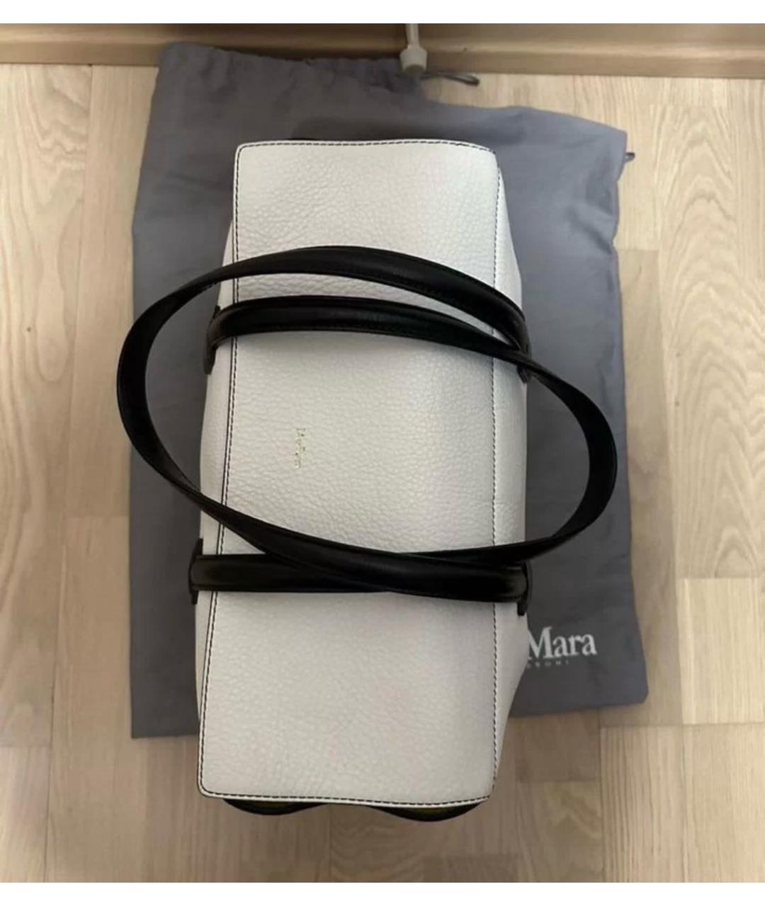 MAX MARA Мульти кожаная сумка с короткими ручками, фото 5