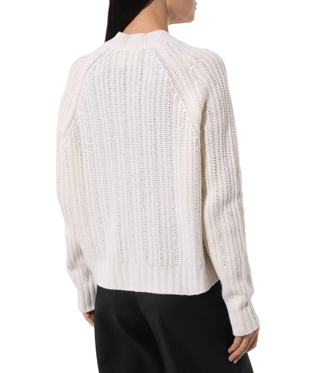 ALLUDE Бежевый шерстяной кардиган, фото 2