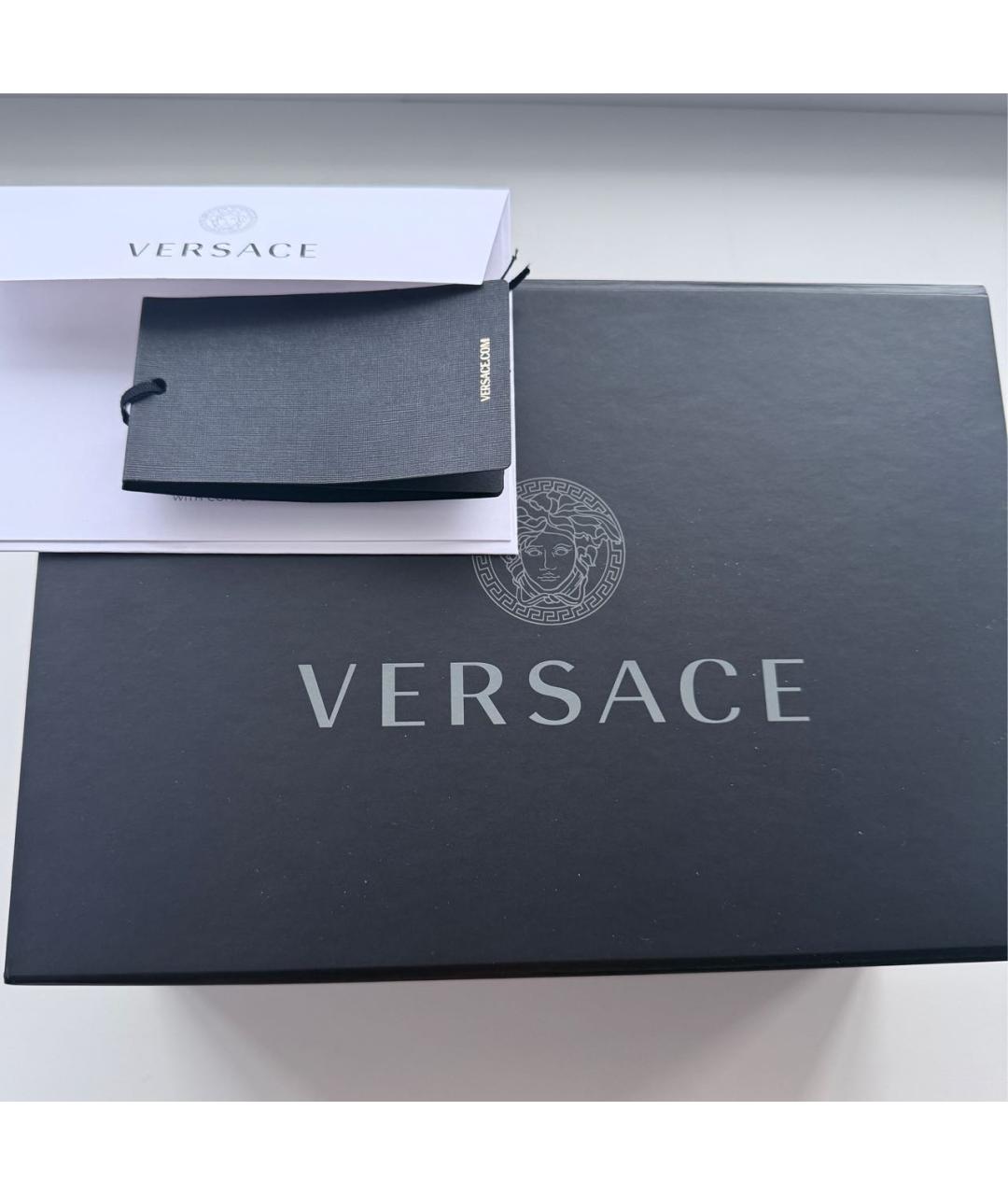 VERSACE Черный полиамидовый купальник, фото 4