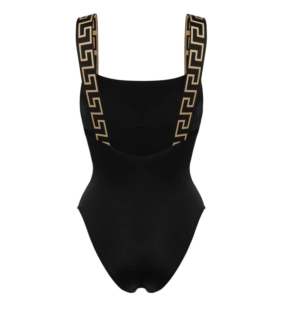 VERSACE Черный полиамидовый купальник, фото 2