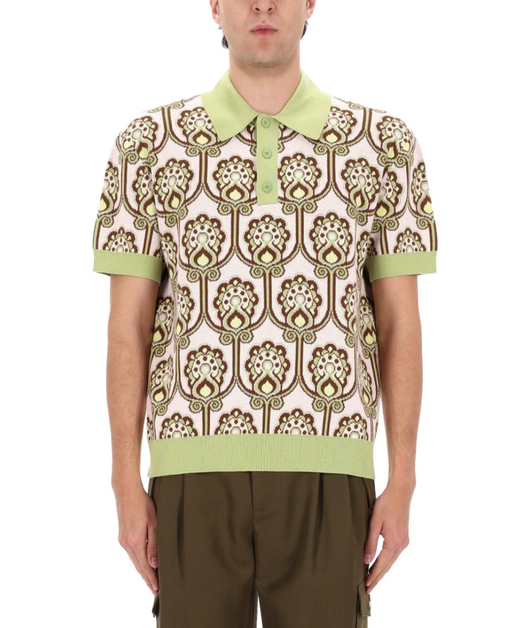 Drole de Monsieur Мульти хлопковое поло с коротким рукавом, фото 4