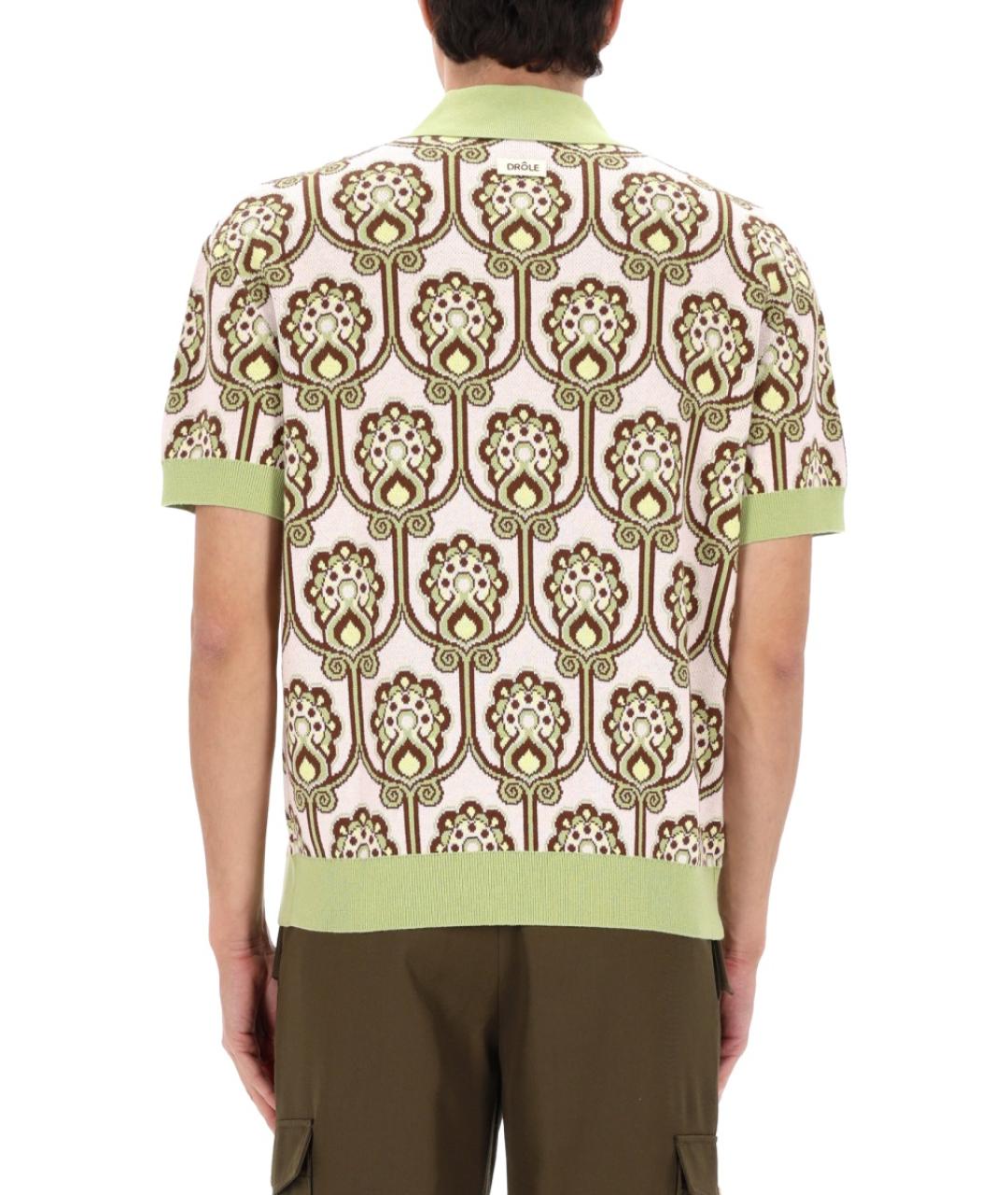 Drole de Monsieur Мульти хлопковое поло с коротким рукавом, фото 5