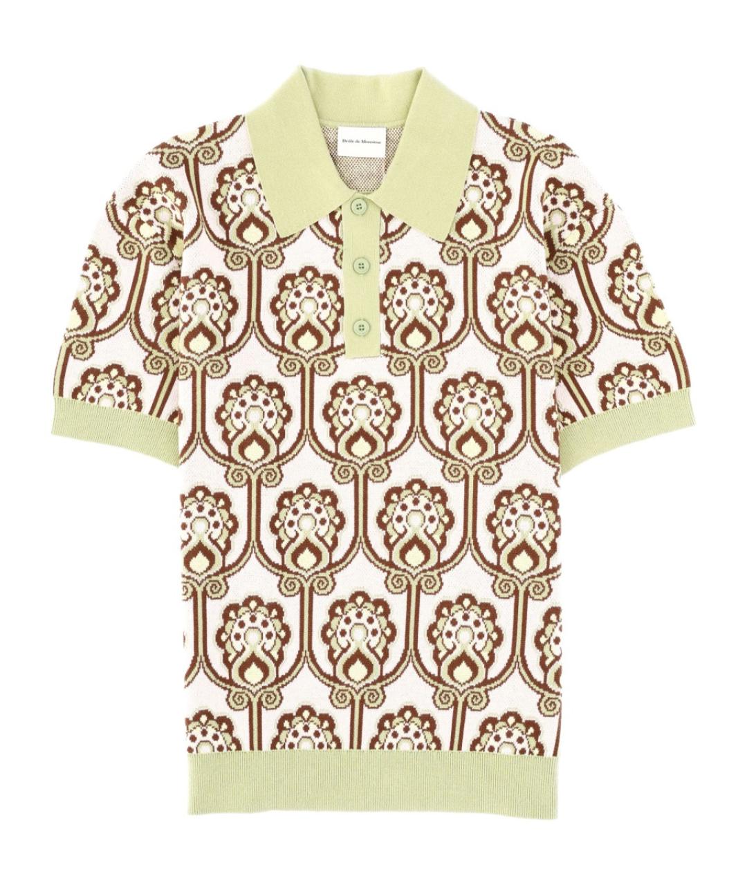 Drole de Monsieur Мульти хлопковое поло с коротким рукавом, фото 1