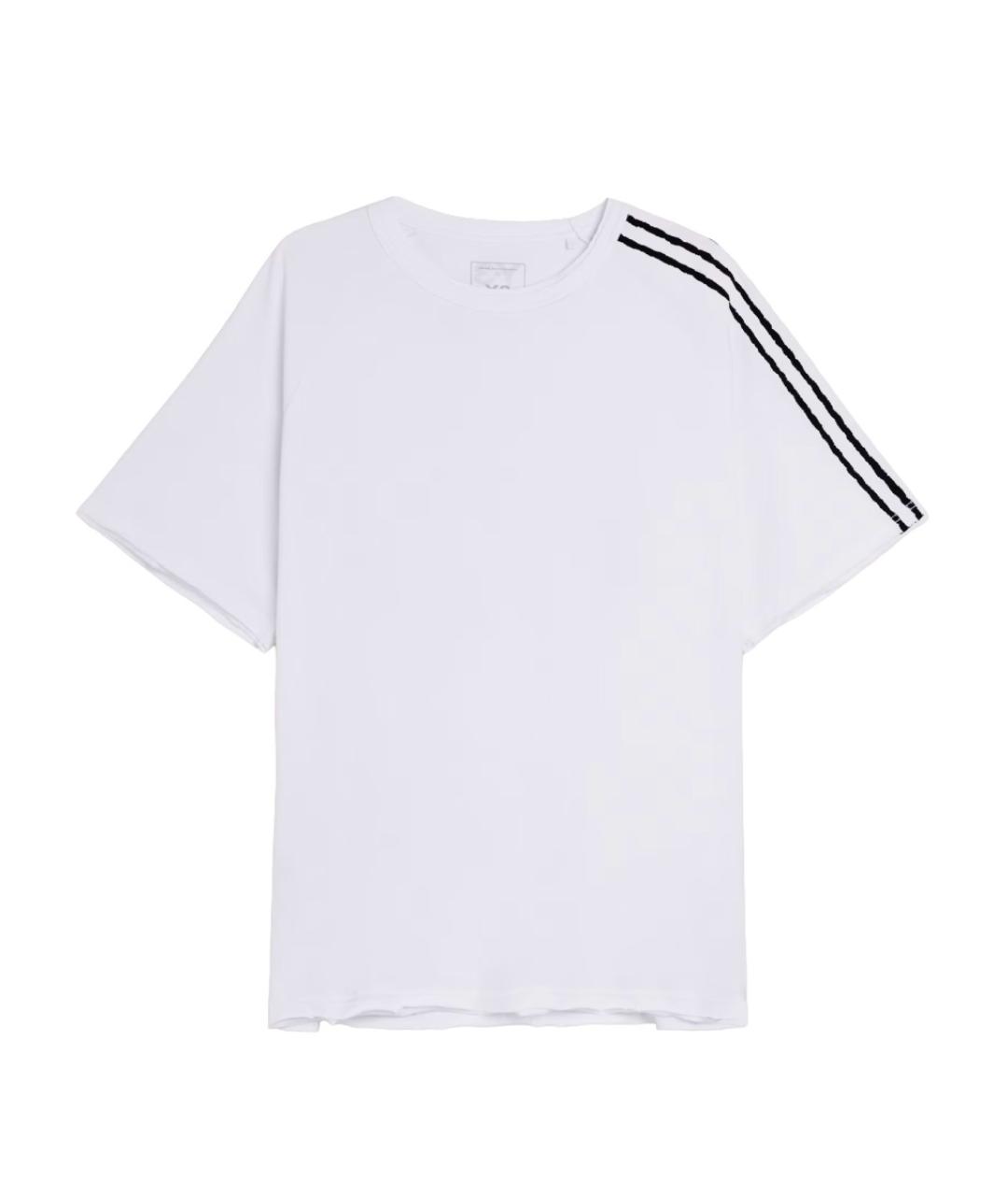 Y-3 Белая хлопковая футболка, фото 1