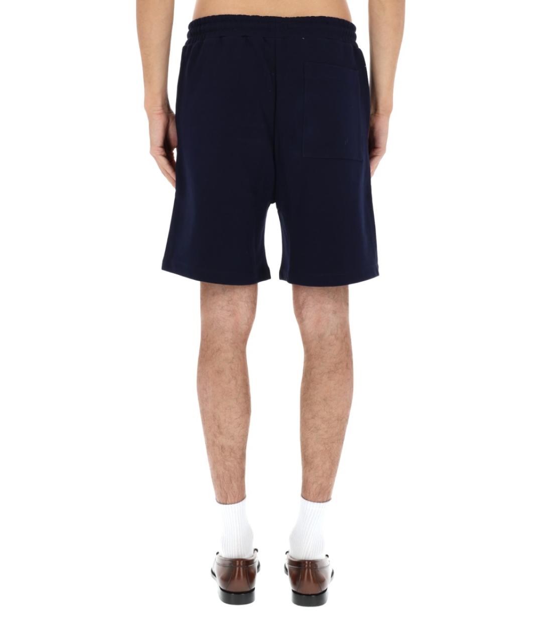 Drole de Monsieur Темно-синие хлопковые шорты, фото 5