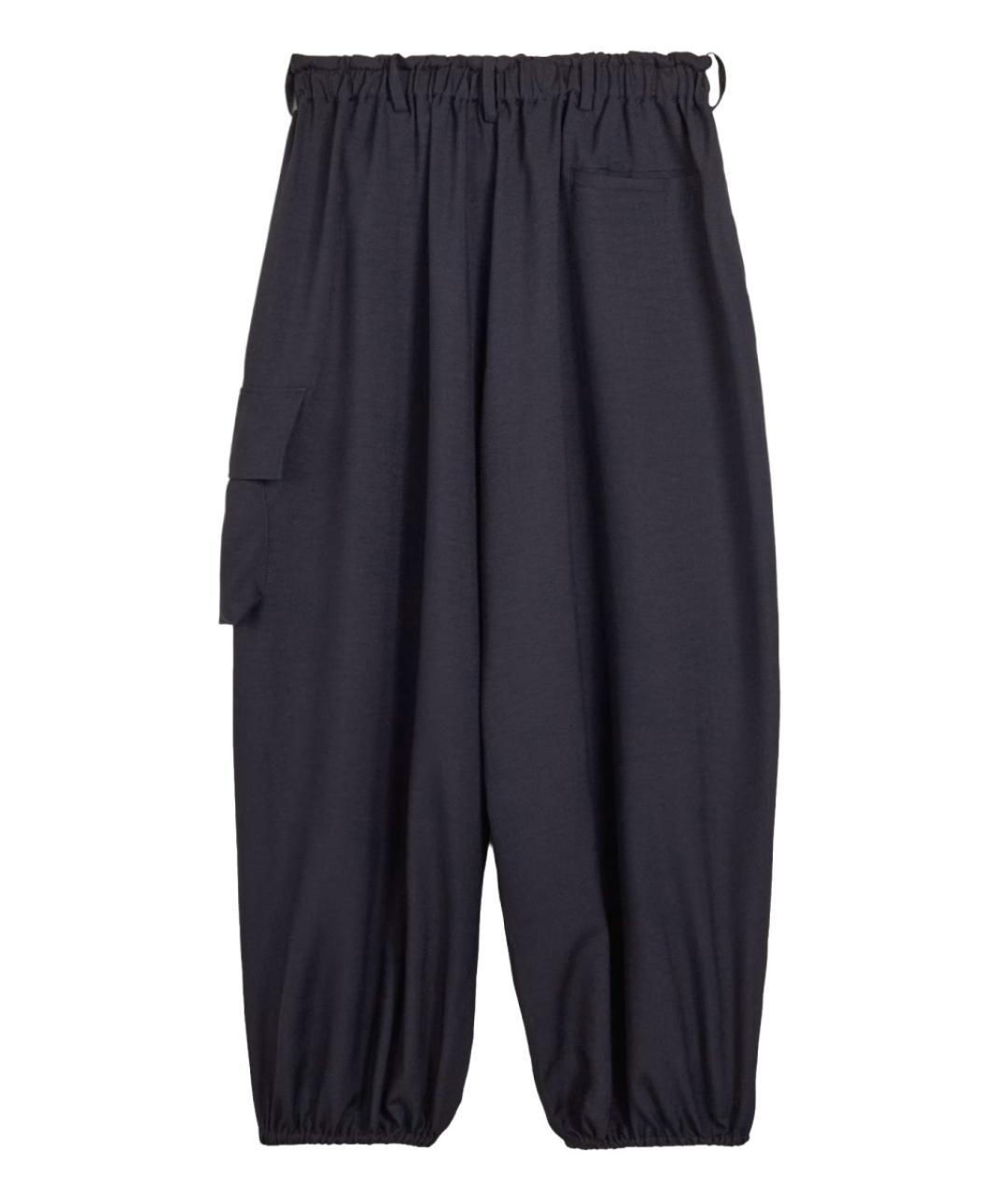 Y-3 Черные полиэстеровые повседневные брюки, фото 2