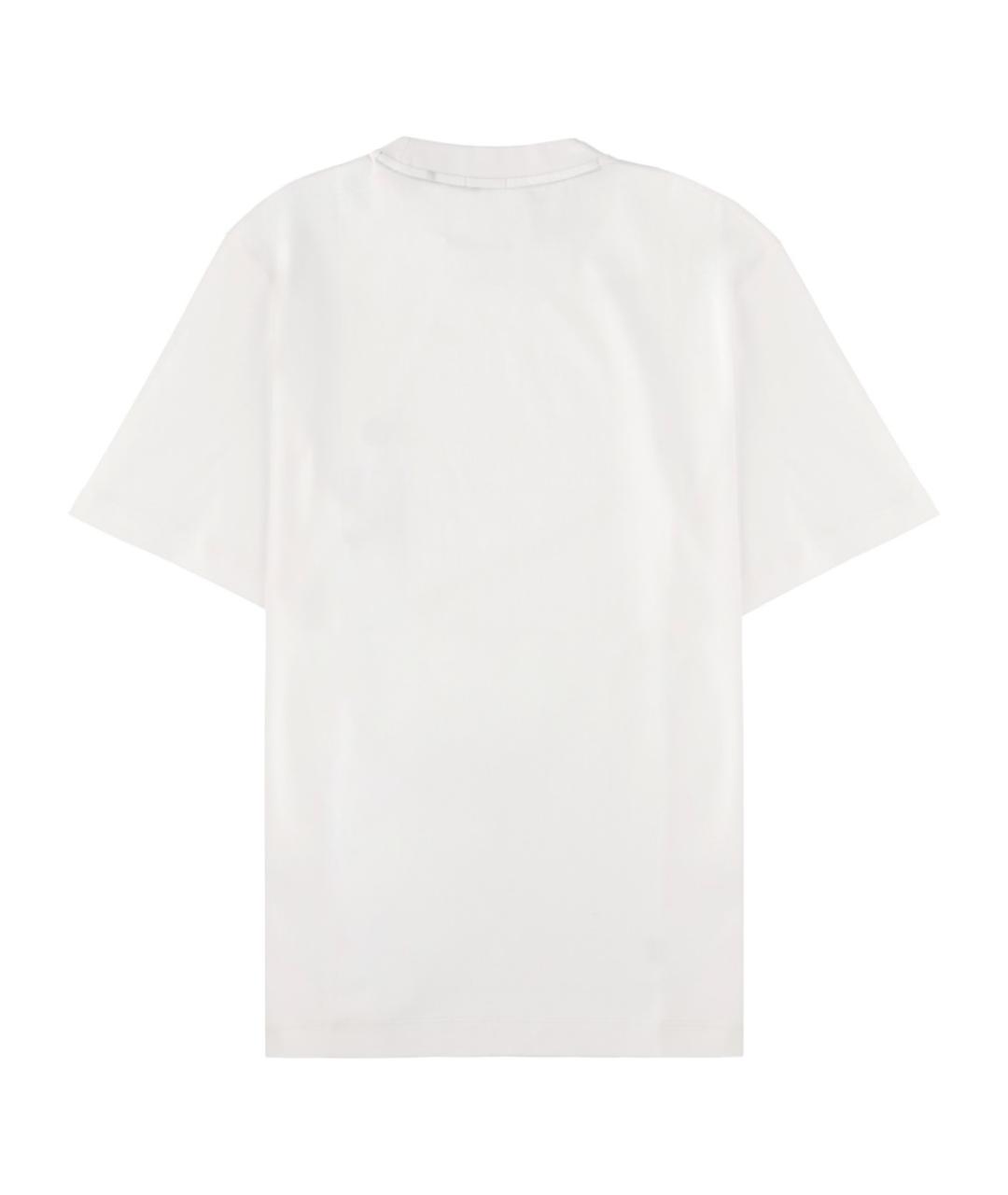 HUGO BOSS Белая хлопковая футболка, фото 2