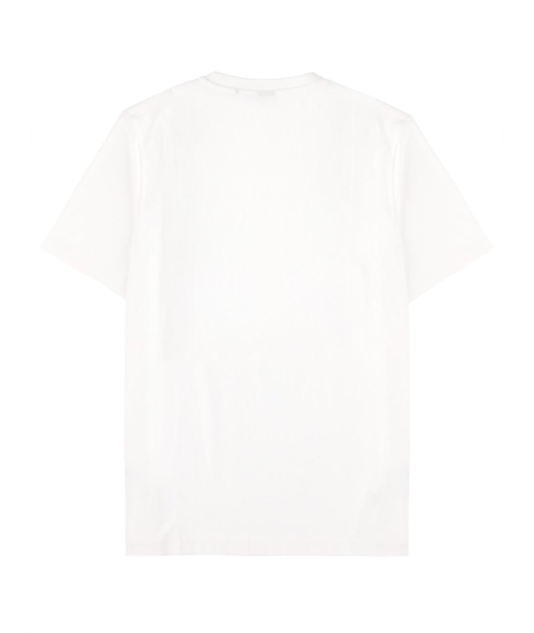 HUGO BOSS Белая хлопковая футболка, фото 2