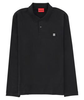 HUGO Поло с длинным рукавом