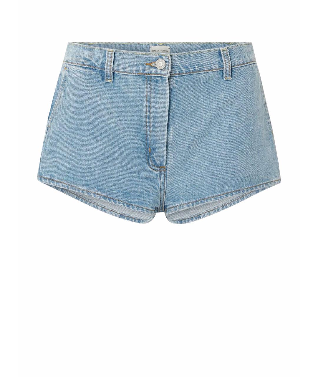 MAGDA BUTRYM Голубые хлопковые шорты, фото 1