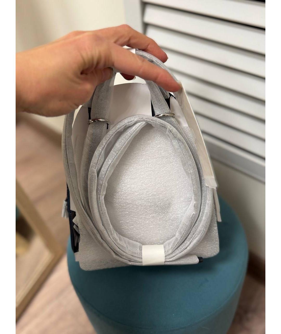 MICHAEL KORS Темно-синий кожаный рюкзак, фото 3