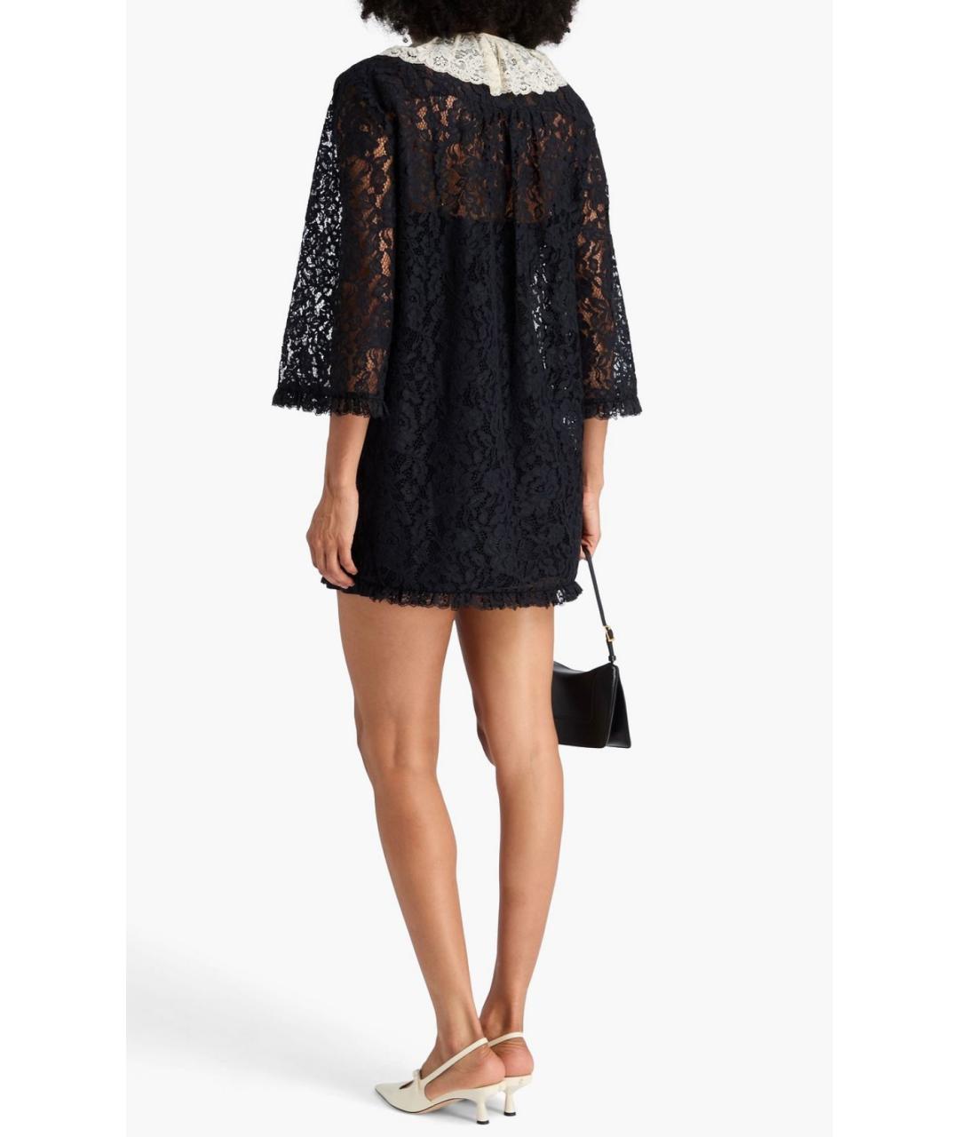 ZIMMERMANN Черное хлопковое коктейльное платье, фото 3