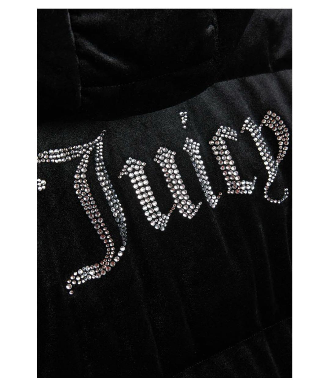 JUICY COUTURE Черная велюровая куртка, фото 3