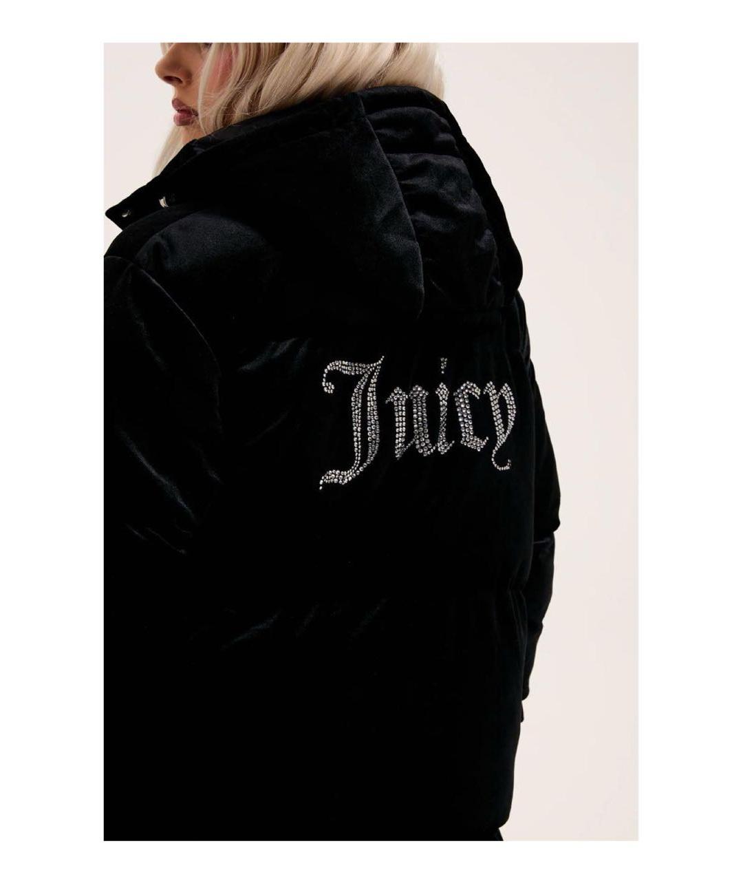 JUICY COUTURE Черная велюровая куртка, фото 5