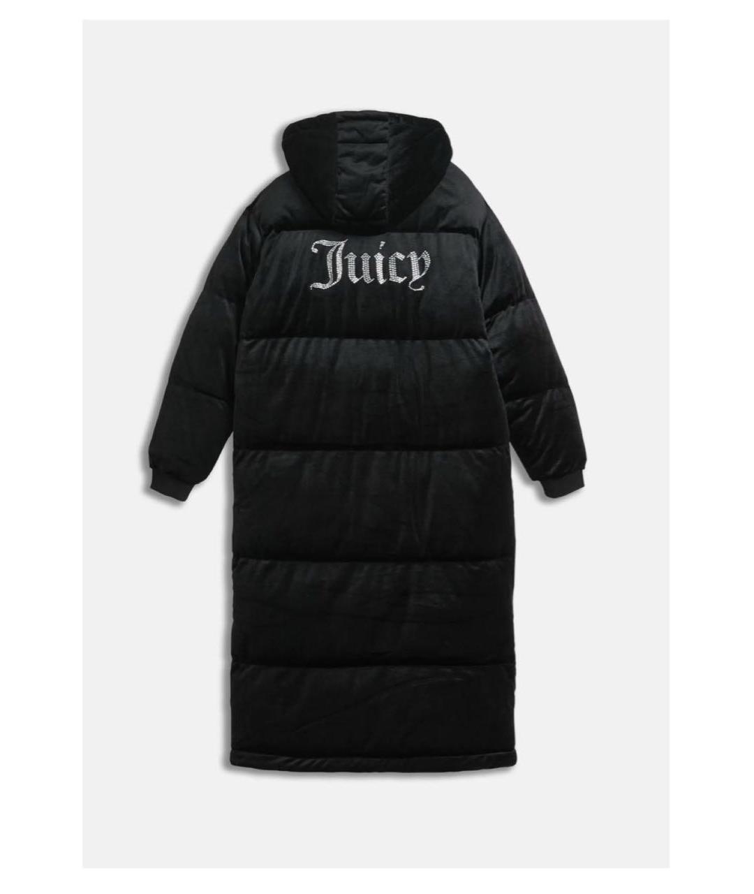 JUICY COUTURE Черная велюровая куртка, фото 2