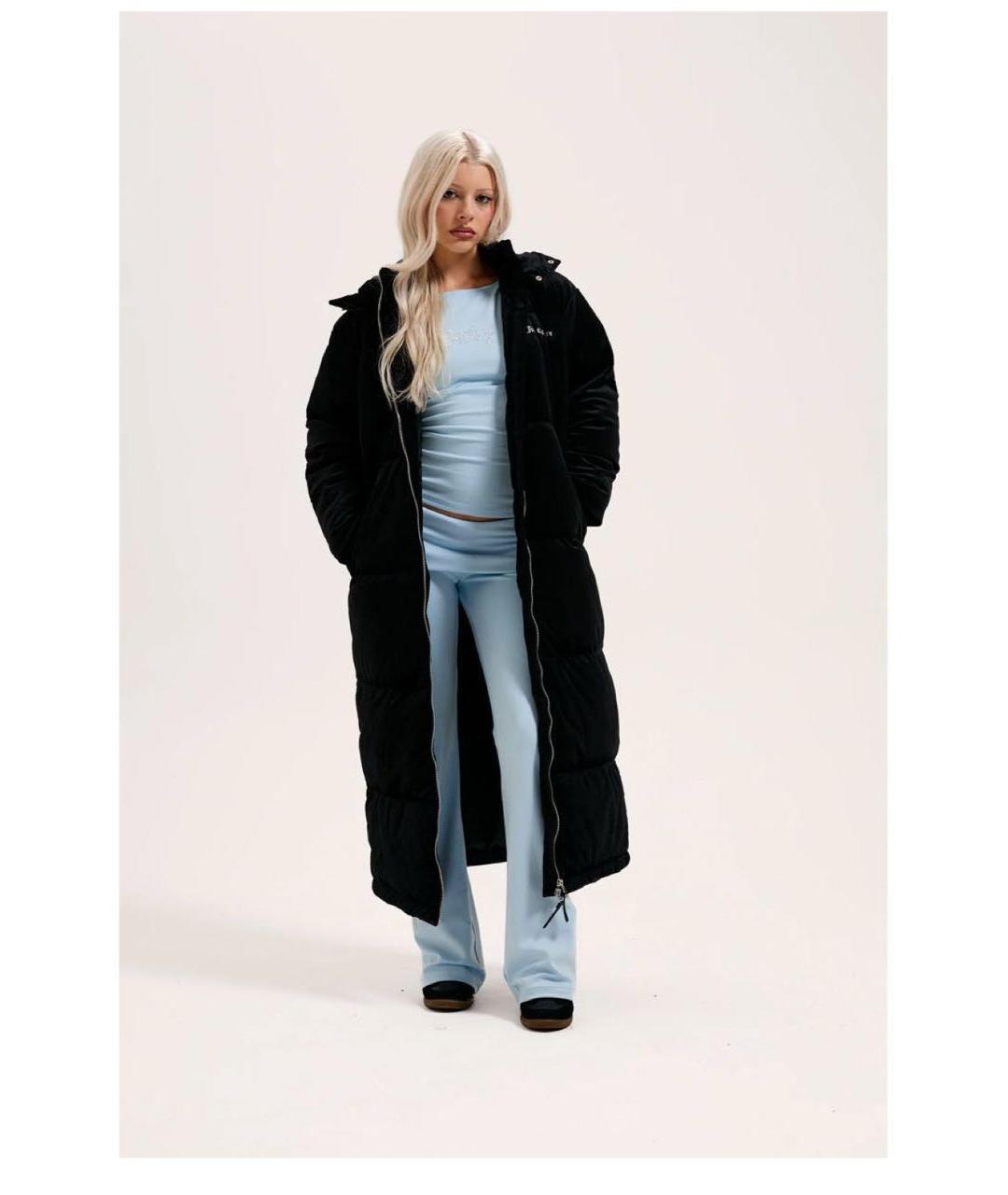 JUICY COUTURE Черная велюровая куртка, фото 6