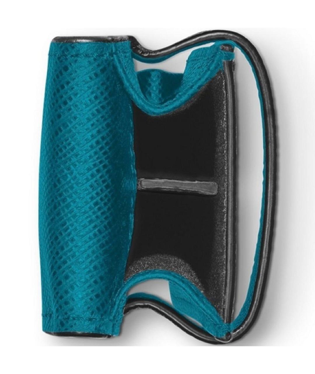 MONTBLANC Бирюзовая кожаная перьевая ручка, фото 5