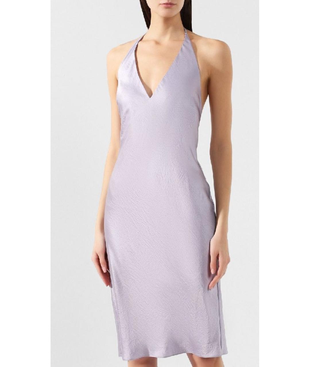 ALEXANDER WANG Голубое полиэстеровое повседневное платье, фото 7