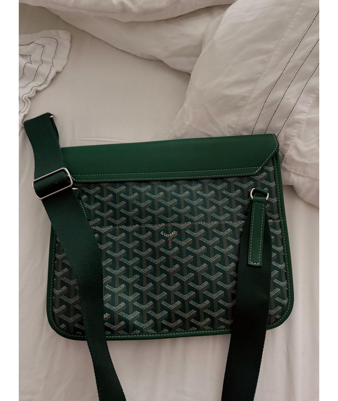 GOYARD Зеленая сумка на плечо, фото 2