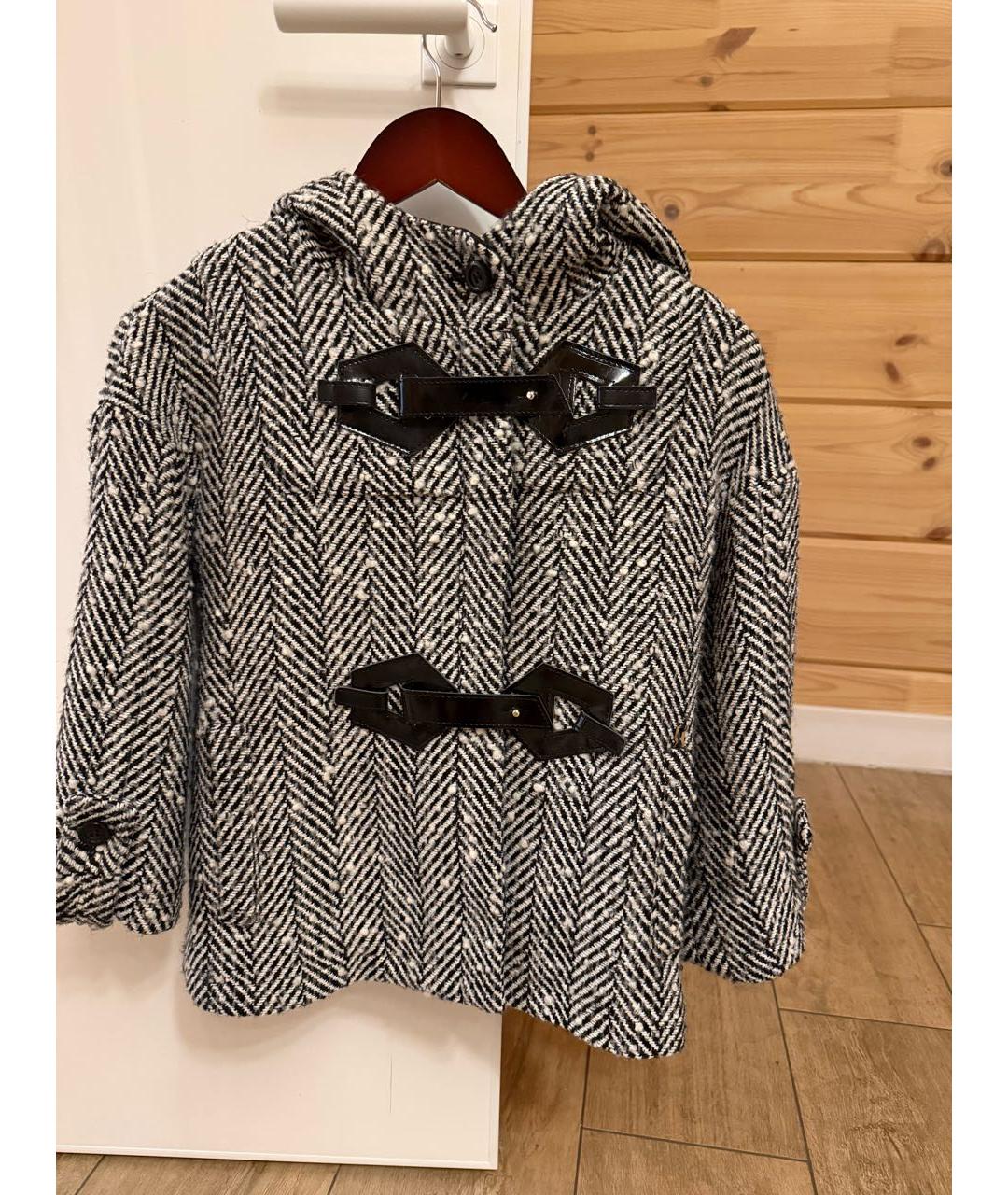 JOHN GALLIANO Серое шерстяное пальто, фото 4