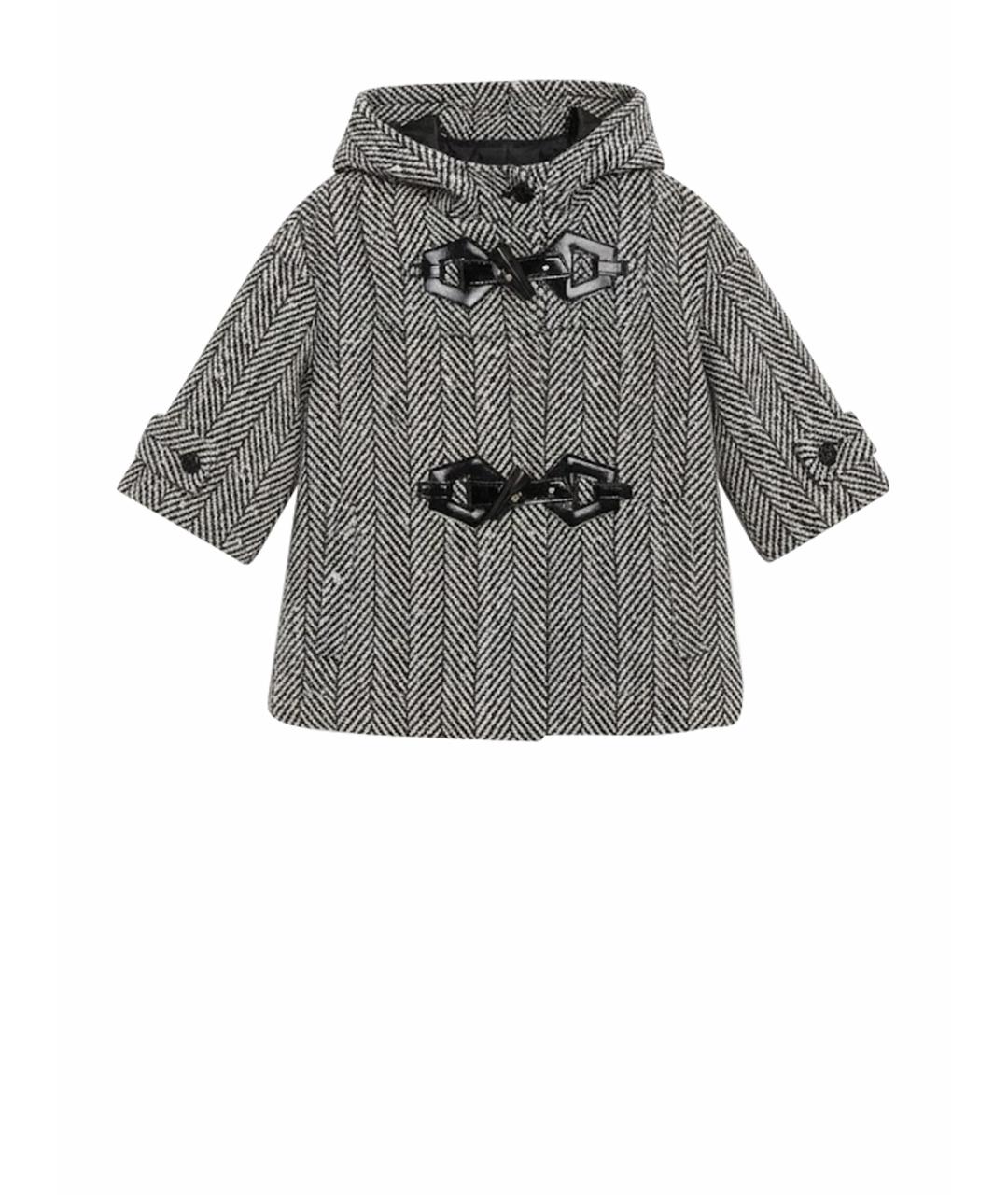 JOHN GALLIANO Серое шерстяное пальто, фото 1