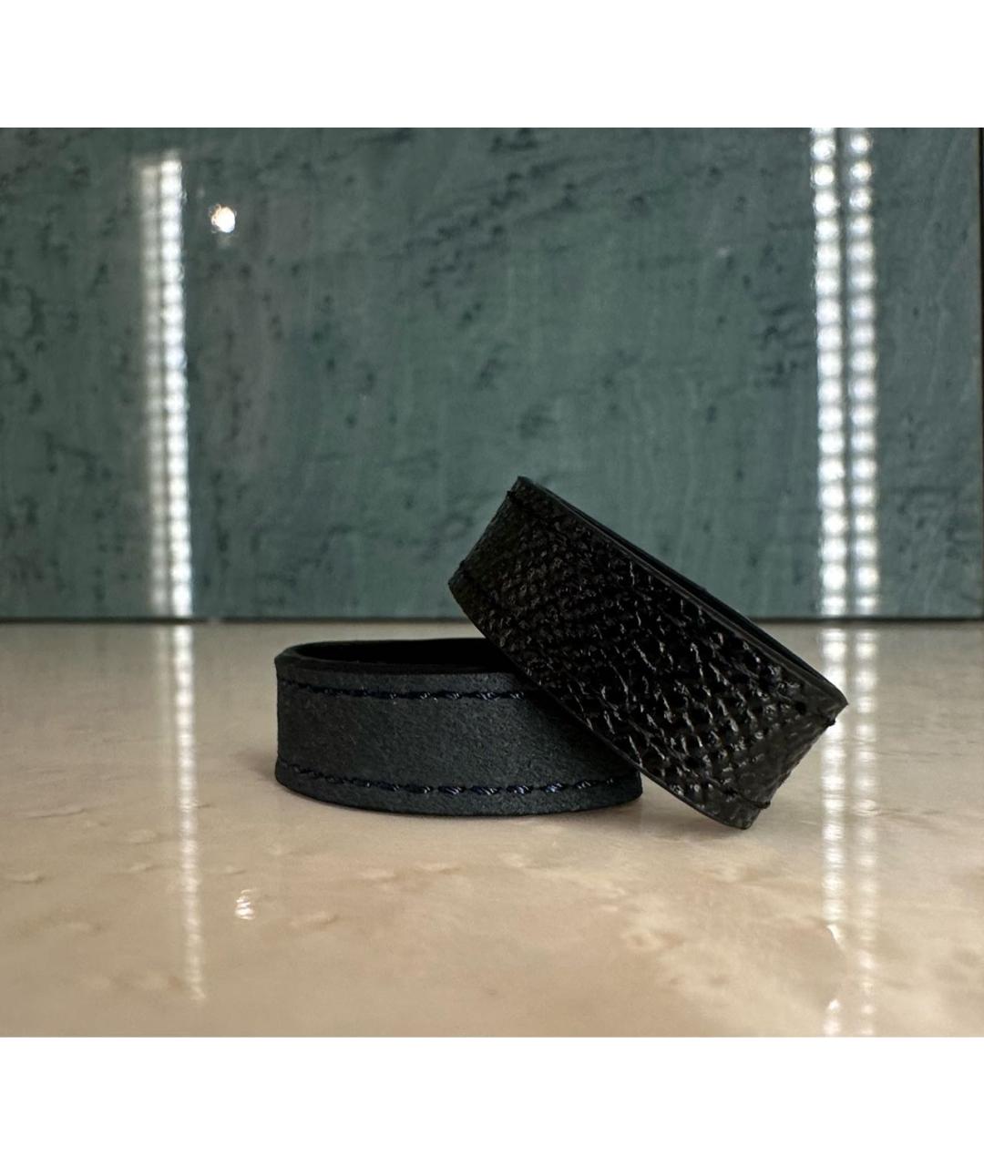 MONTBLANC Темно-синий кожаный ремень, фото 7