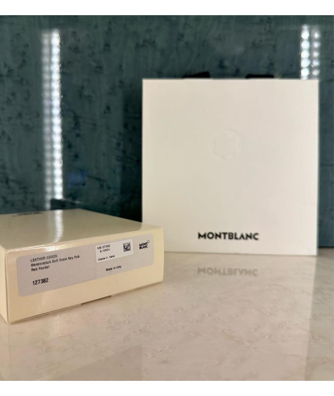 MONTBLANC Черный брелок, фото 6