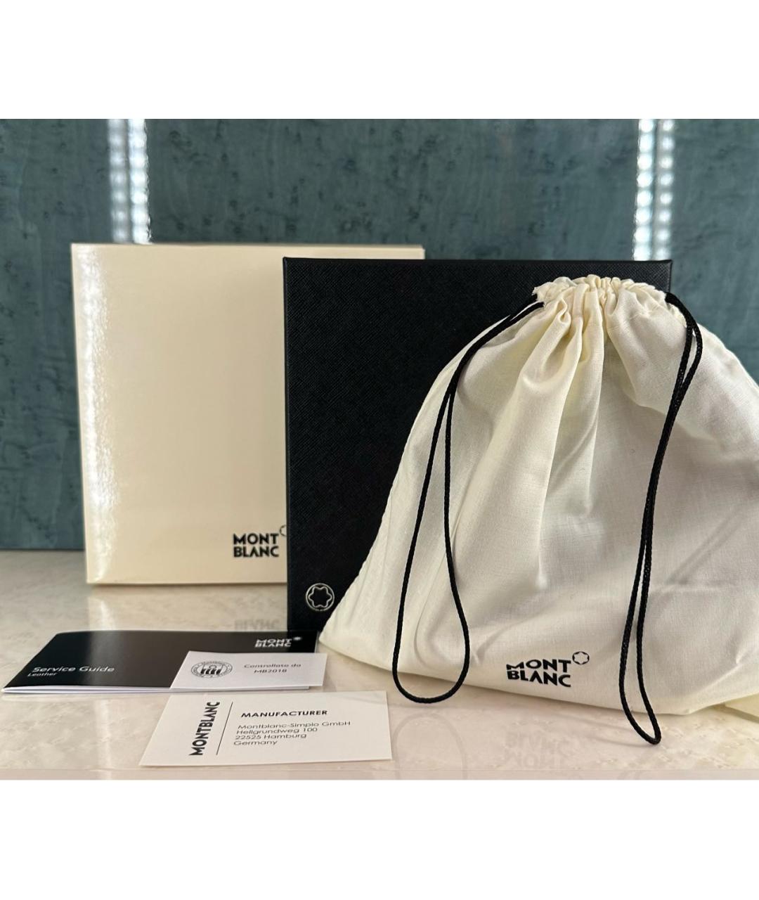 MONTBLANC Коричневый кожаный ремень, фото 8