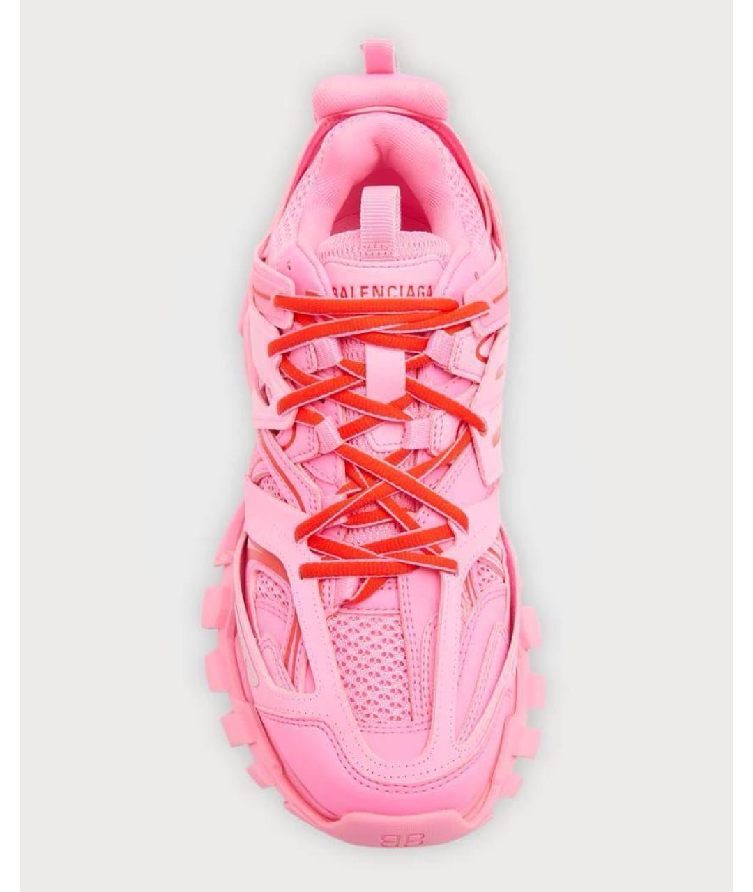BALENCIAGA Розовые текстильные кроссовки, фото 2